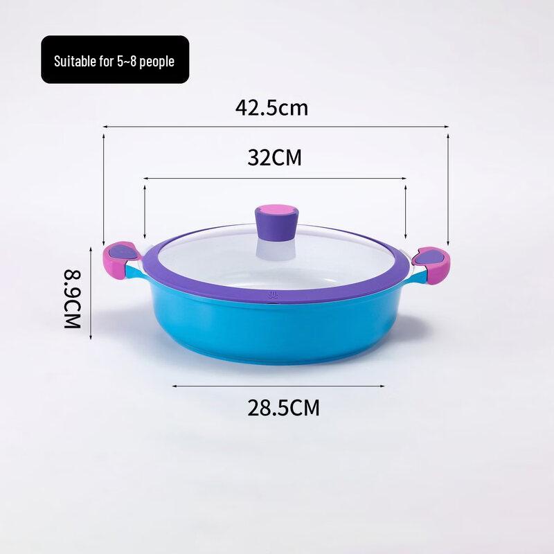 ZISIZ Thickened Micro-Pressure Soup Pot with Steamer