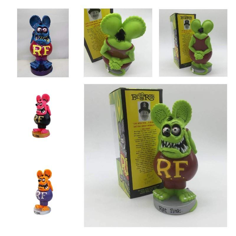 Stilvolle Maus Fink Wackelkopffigur Actionfigur Zum Verschenken und Dekorieren