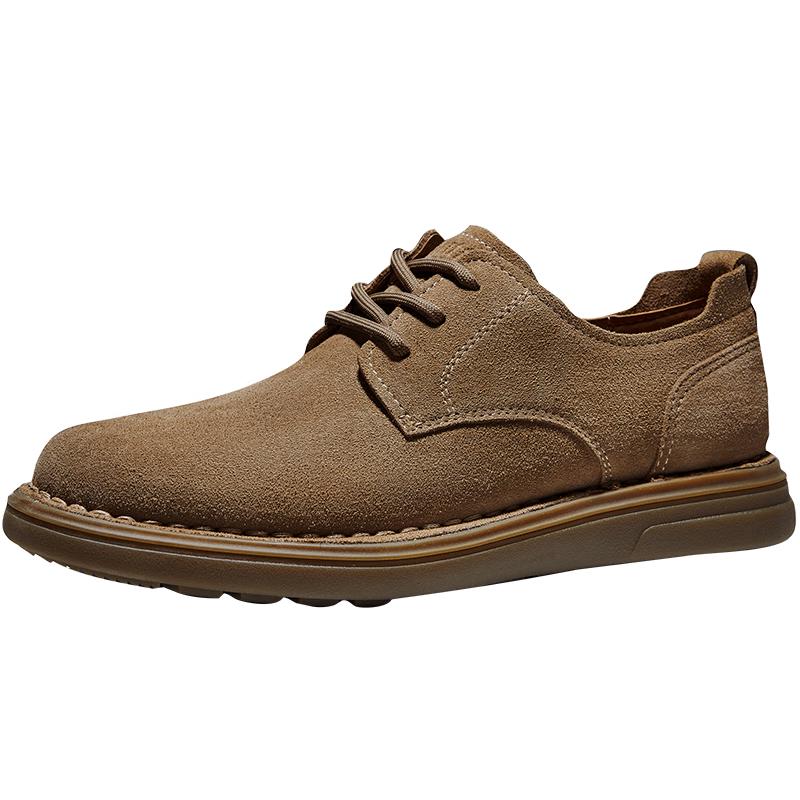 HAUT TON Men s Suede Low-Top Casual Shoes EU 41