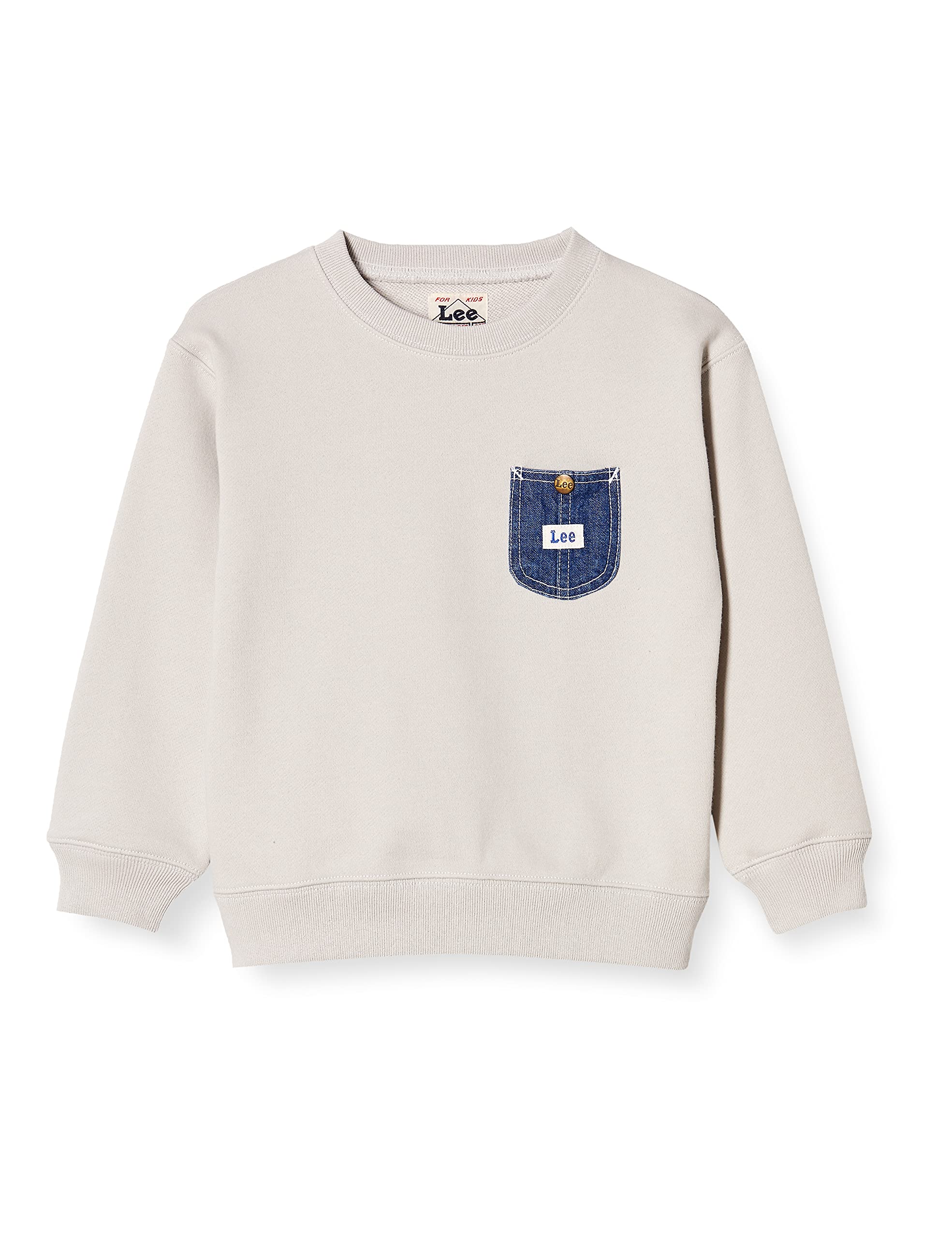 

Lee Denim Pocket 070 Boys Sweatshirt, Gray, серый
