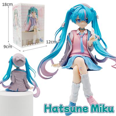 NEW  Hatsune Miku Figure Love Suit Jacket Instant Noodle Pressing Hatsune Miku Figure Decoration Model Kids' Gifts