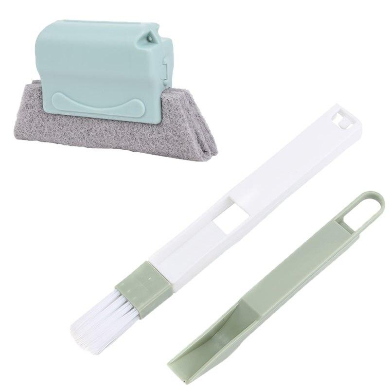 Window Groove Cleaning Brush Set Computer Window Crevice Cleaning Brush Keyboard Nook Dust Shovel Windows Slot Cleaner Tools