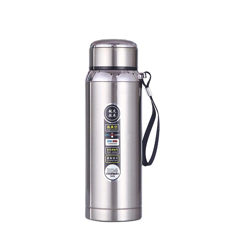 Tasse Isotherme Spacieuse en Acier Inoxydable 304 avec Sangle Bouteille Sportive pour Activités Extérieures Tasse Cadeau