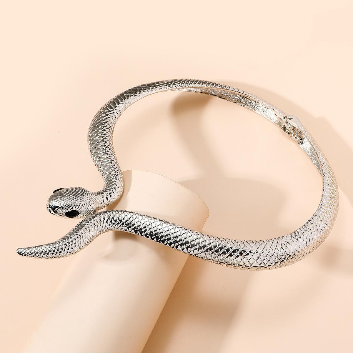 

Ошейник-чокер в виде змеи и дракона для женщин, винтажный аксессуар для вечеринок