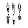 [Spade] Chino Pants, Easy Pants, Chino Pants, Stretch Pants, Men's Stretch Pants, Slim, Cool To the Touch, Stretchy, Super Stretchy, Loose, Home