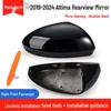 Compatible Rearview Mirror Cover with Camera, Frame & Turn Signal for 2019-2024 Nissan Altima