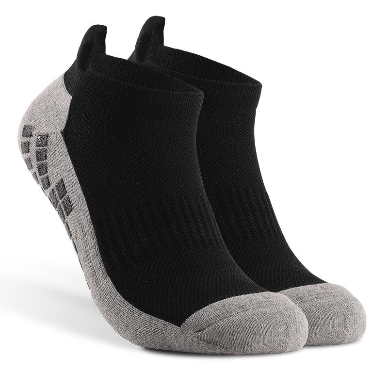 Verdickter Frottee-Boden Fußballsocken Rutschfest Kurze Socken Knöchelsocken Schweißabsorbierend Und Verschleißfest Trainingssocken