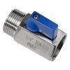 304 Stainless Steel Mini Small Ball Valve Inner and Outer Wire Mini Ball Valve