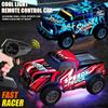 2.4G Rc Sports Pickup Drift Car Lights Remote Control High Speed Climbing Off-Road Pvc Racing Vehicle Kids Toys Young Boys Christmas
