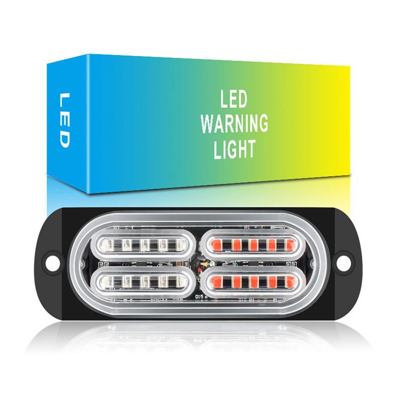 Universal 20Led Dc12-24V Warning Lights Beacon Emergency Hazard Marker Grille Lamp Bar Tow Truck Trailer Flashing Strobe Lamp