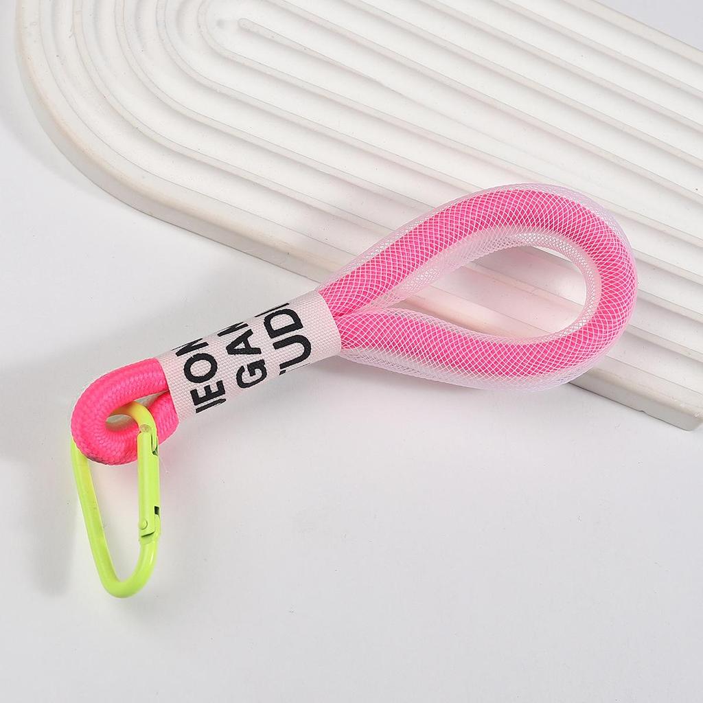 Mehrfarbig Handgewebter Schlüsselanhänger Handy-Lanyard Anti-Verlust Knoten Seilband Schlüsselring Männer Frauen Autoschlüsselhalter Zubehör