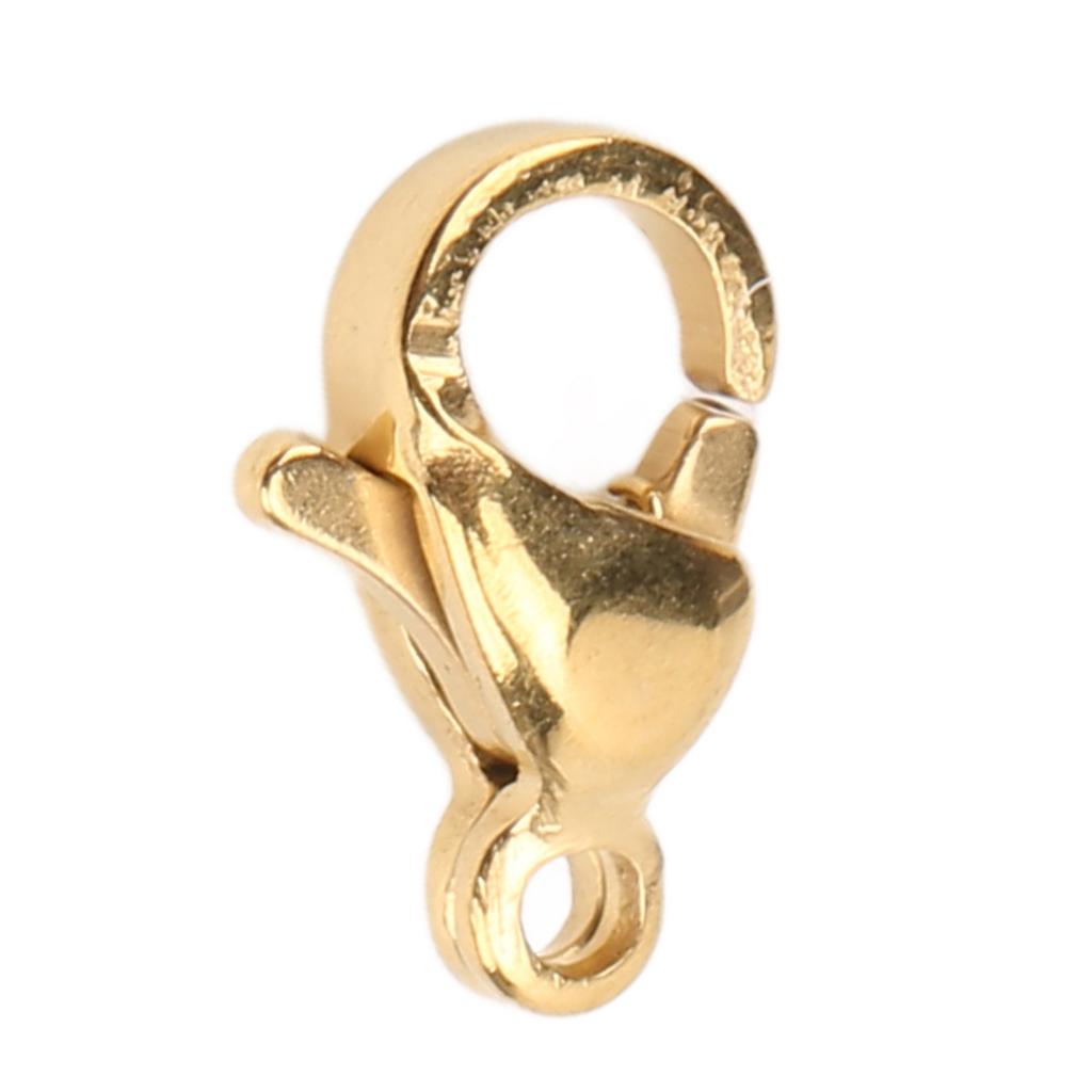 25Pcs Lobster Claw Clasps Stainless Steel Lobster Clips for   Bracelets Necklace Jewelry Making 9x6mm