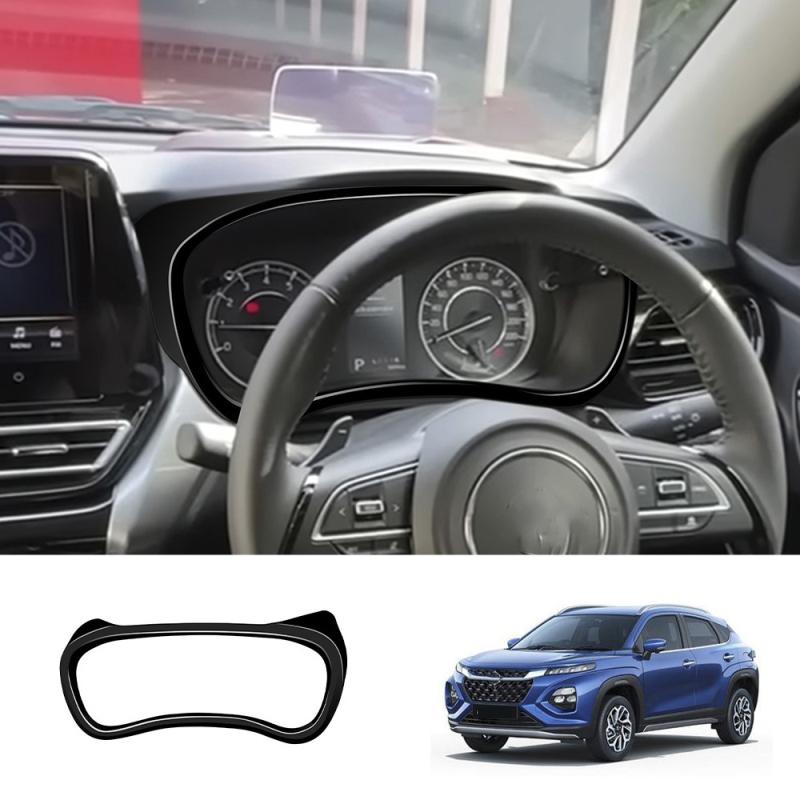For Suzuki Fronx WDB3S WEB3S 2025 2026 interior Accessories ABS Carbon Fiber Dashboard trument Screen Decoration Cover Trim