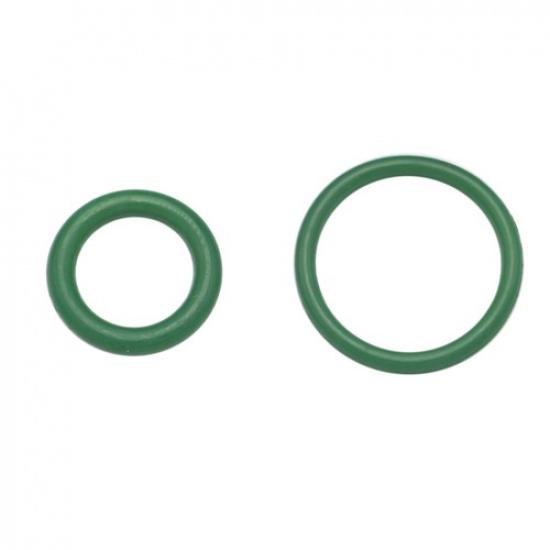 530Pcs Green HNBR O-Rings Seal Kit for Air Conditioner A/C Compressor 18 Sizes