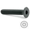 ALLEN METAL THREAD SCREW DIN 7991 BLACK LENGTH 25mm METRIC M-4. 1000 Units