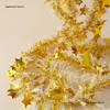 Shiny Ribbon Pull Flower Tinsel for New Year, Wedding, Birthday, and Indoor Festival Decoration