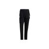 Knitted Sweatpants Men's Black Moderate Cargo Pants H13794