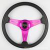 14-Inch Universal Racing Sportscar Steering Wheel - PU Material