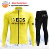 INEOS Team Winter Cycling Jersey Set Thermal Fleece Men Cycling Long Sleeve Bicicleta Set MTB Road Bike Clothing Suit Bib Pants