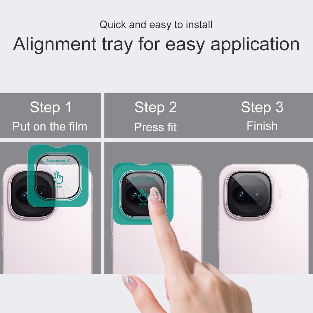 For iQOO Z11 Turbo 5G Glass IMAK High Definition Glass Lens Film Self-positioning Version