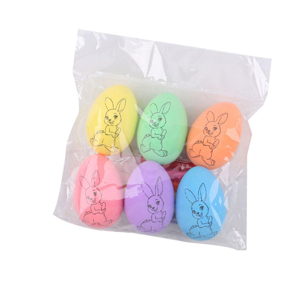 5pcs Sturdy Foam Easters Eggs For Painting And Decorating Portable for Family Activities and Easters Celebration
