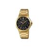 Standard Series 30M Water Resistant Quartz Movement Stainless Steel Strap Watch Women Watches Black LTP-V300G-1AUDF