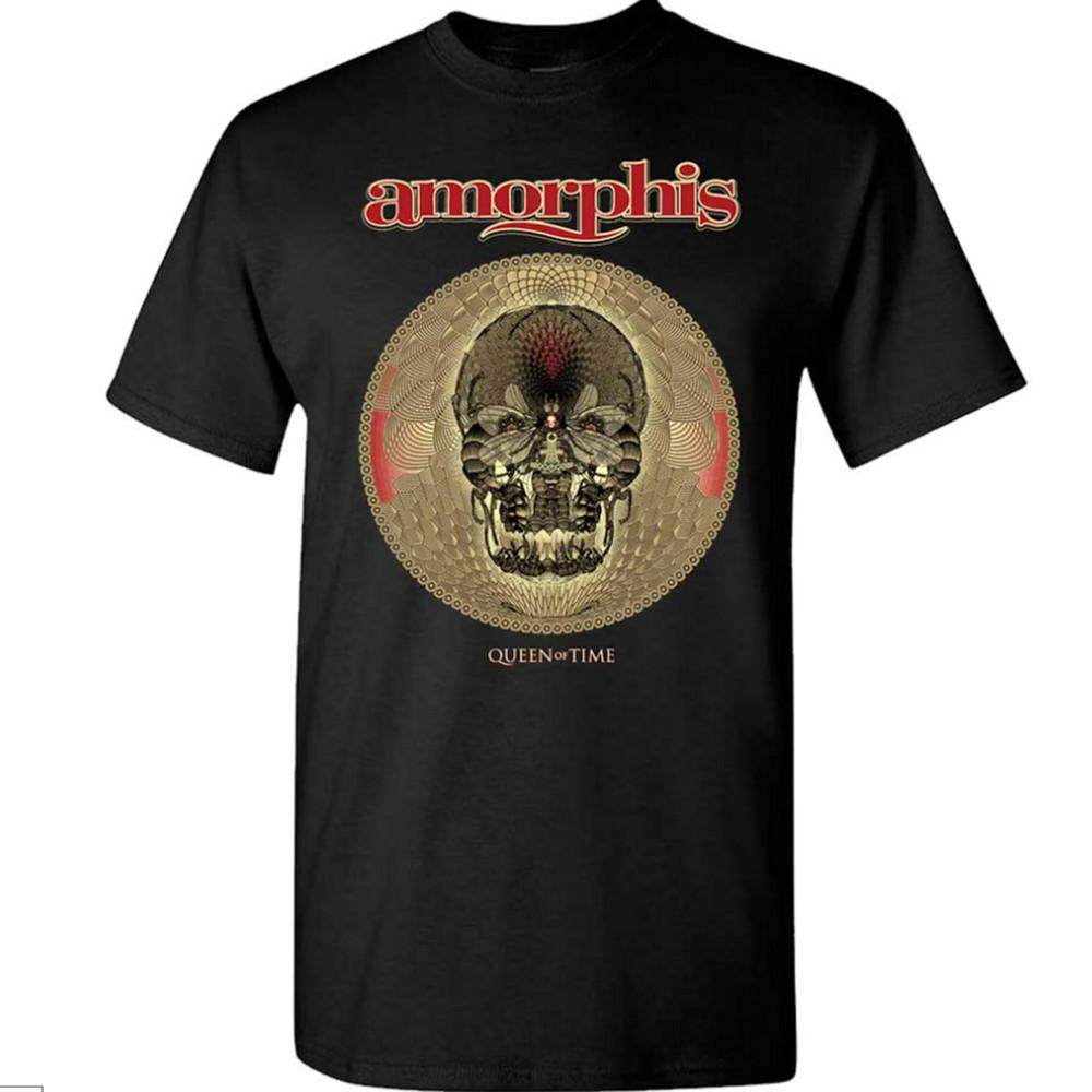 Amorphis band queen of time Tshirt black Short sleeve All sizes XA128 Unisex T-Shirt M