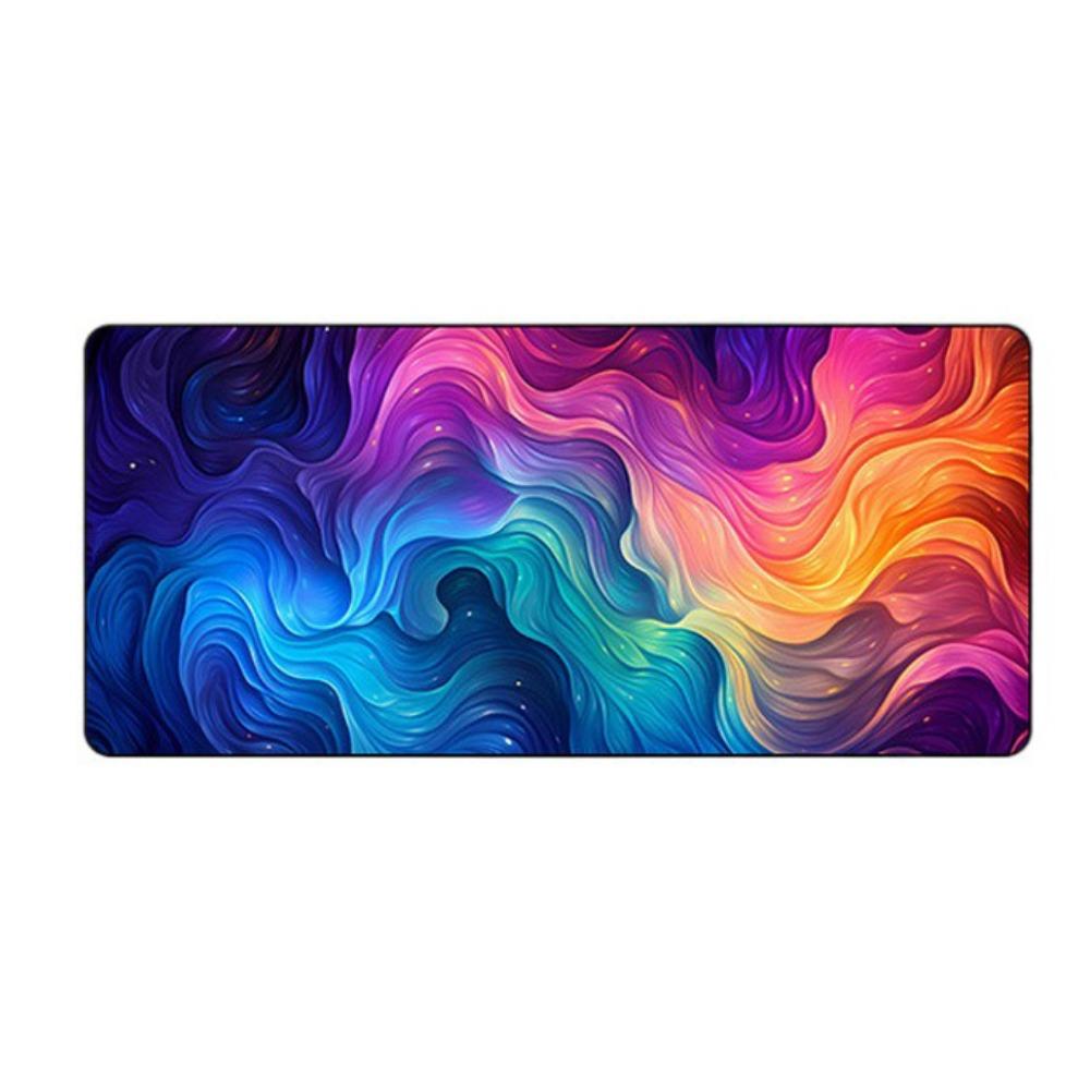 Creative Pattern Mouse Pad Stitched Edge Keyboard Mice Mat Creative Mouse Mat  Office Supplies