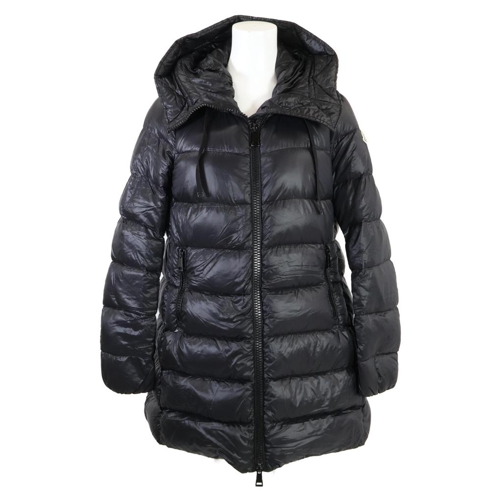 MONCLER SUYEN hoodie down coat O blackUsed