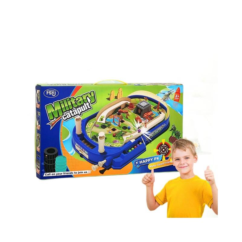 Juego de mesa interactivo de pinball para niños, juguete educativo de estrategia para dos jugadores