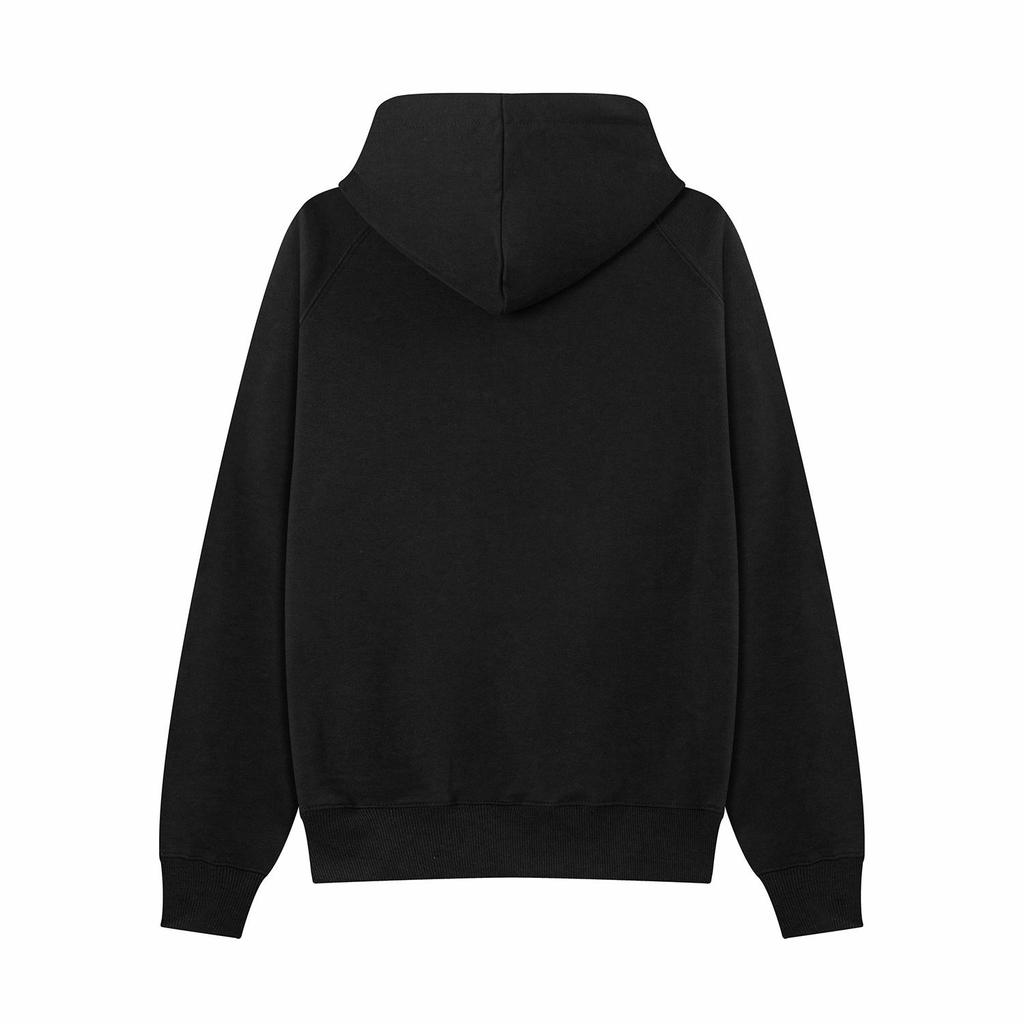 668 AMI Autumn and Winter New Product Classic Weaving Love Towel Embroidered Shoulder Insert Men's Hoodie