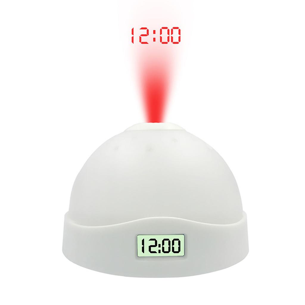 Electronic Alarm Clock With Colorful Lights And Sky Projection Clock