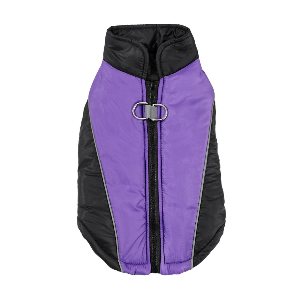 Winddichte Hundekleidung für den Außenbereich für kleine und mittelgroße Hunde mit D-Ring, warme Welpenjacke, Yorkshire-Schnauzer-Haustierkostüm