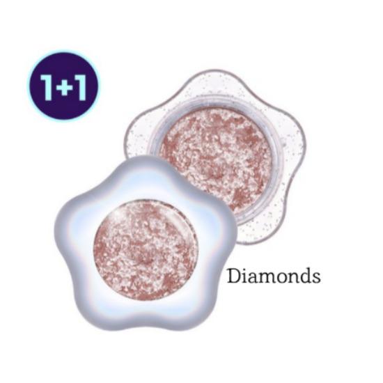 

a0092 BeautyPeople Twinkle Star Multi Pearl Pigment Highlighter & Glitter Shadow 1.2g (1+1 Set) – Dazzling Diamond / Dazzling Coral / Dazzling Purple