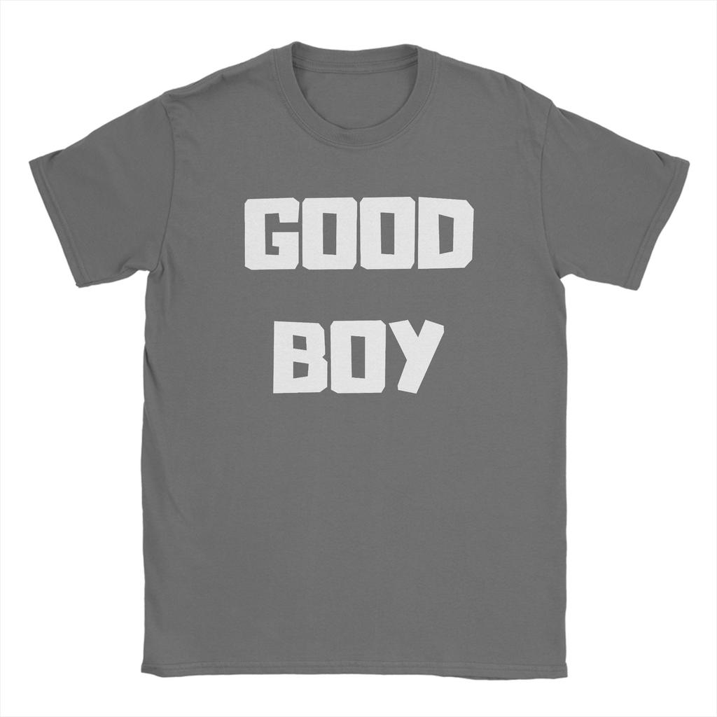 Camisetas Unisexes Good Boy 100% Algodón Ropa Vintage Manga Corta Cuello Redondo Camisetas Regalo de Cumpleaños Camiseta