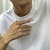 Small Imitation Pearl Beads Chain Short Choker Necklace for Men Trendy Beaded Chain Necklace on Neck 2026 Fashion Jewelry Collar