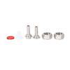 7 Piece G5/8 Male Thread Draft Beer Keg Coupler Pressure Relief Valve Dispense Function Beer Keg Dispenser S Type