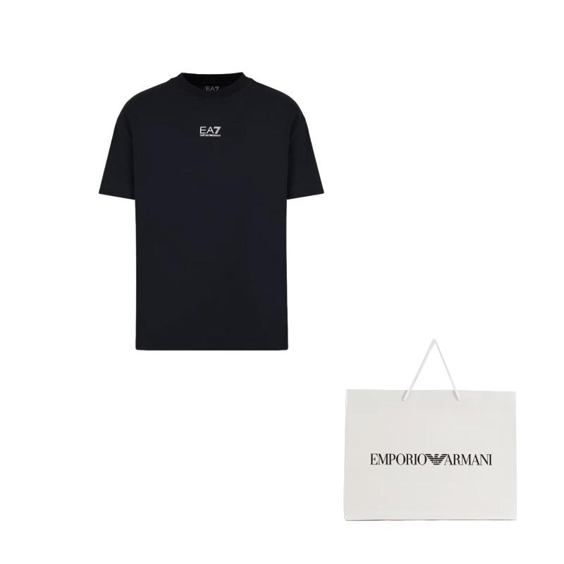 EMPORIO ARMANI EA7 SS25 T Shirt Men's Black 7M000009-AF11970-UC001