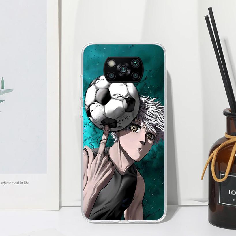 Blue Lock Nagi Seishiro Phone Case For Xiaomi Poco X7 X6 X5 M7 M8 Pro F7 Ultra Redmi 15C 15 13C 13 12C 12 10 10C 10A Art Fundas