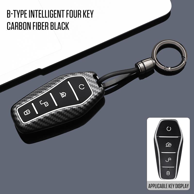 Interior Mouldings Car Remote Key Case Cover Protect Shell Bag For BYD Song PRO Qin Plusdmi Atto 3 Han EV Max Tang DM Dolphin Ac
