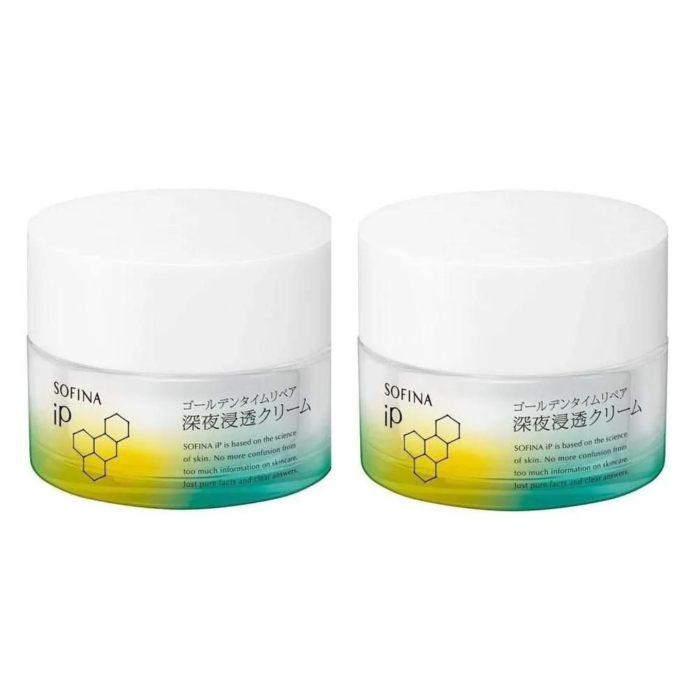 

SOFINA iP Golden Time Repair Night Cream 55g 2 Packs