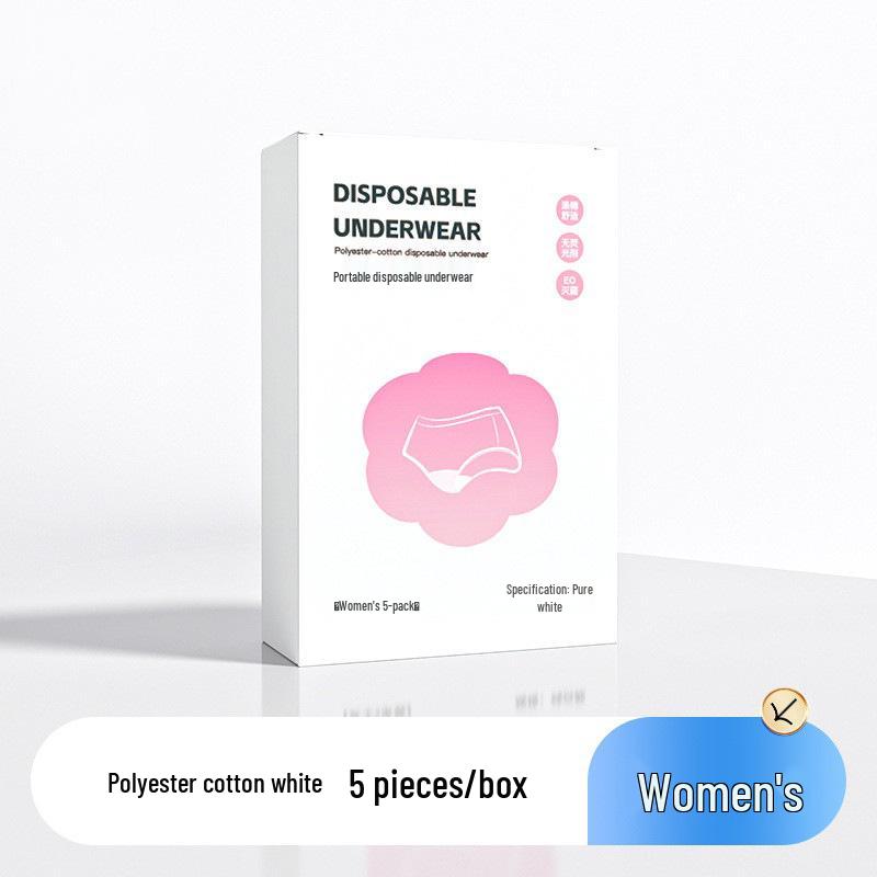 Supermarkt Herren- & Damen Einweg-Baumwollunterwäsche, einzeln verpackt, steril, Übergröße, reisefreundliche Slips.