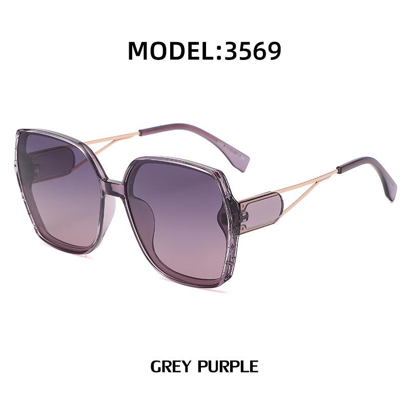 JYL TS Women s TR Polarized - Korean-Style Oversized Fashion Sun Shades 3569 Polarized c-782 рубиновый