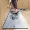 Rutschfeste Küchenmatte Lange Teppiche Kristall-Samt-Teppich für Wohnzimmer Absorbierende Fußmatten Schlafzimmer-Fußmatte Alfombra Kleine Teppiche
