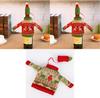 Christmas Knit Sweaters Wine Bottle Decor For Festive Dinner Table Setting