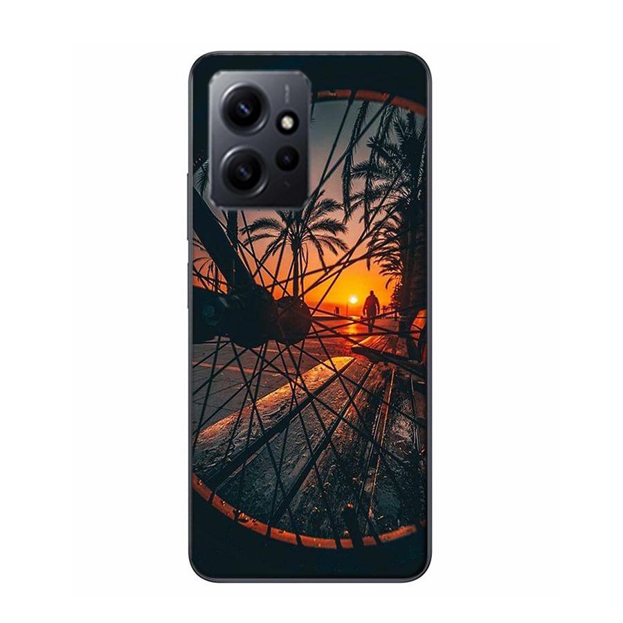 Beautiful Sunset and My Bicycle Phone Case For Redmi Note 13 5G 14 Pro Plus Redmi 12 12C 13C 14C 10 10A 10C 9 9C 9T 9A 8 8A K70