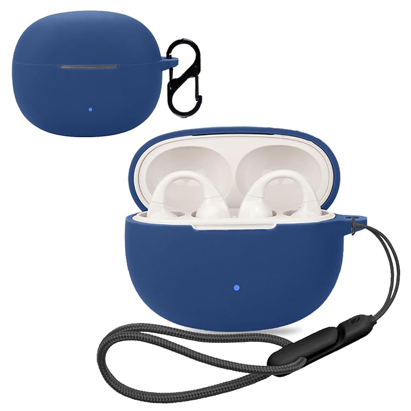 

For Edifier R1 for case cover [NOUKAJU] wireless earphones silicon protective case (With carabiner + strap included) ) Fall prevention Scratch