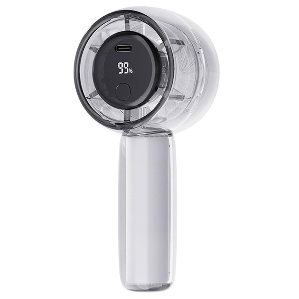 100 Speed Handheld Fan With Digital Display 1800mAh Long Battery Life Portable For Outdoor Sports Daily Commute