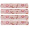 Limited Edition Saran Wrap, 30cm X 50m, Flower Design, Pink, 4-Pack