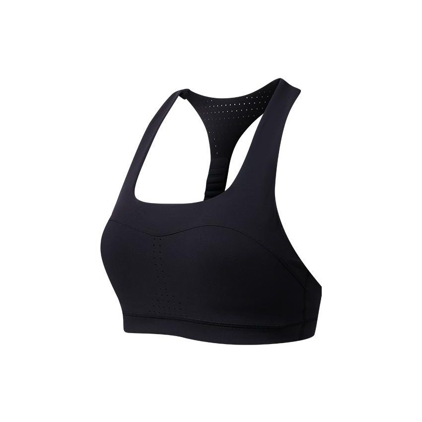 Saucony Solid U-Shaped Sports Bra Women underwear Black SC1230001DY-BK01
